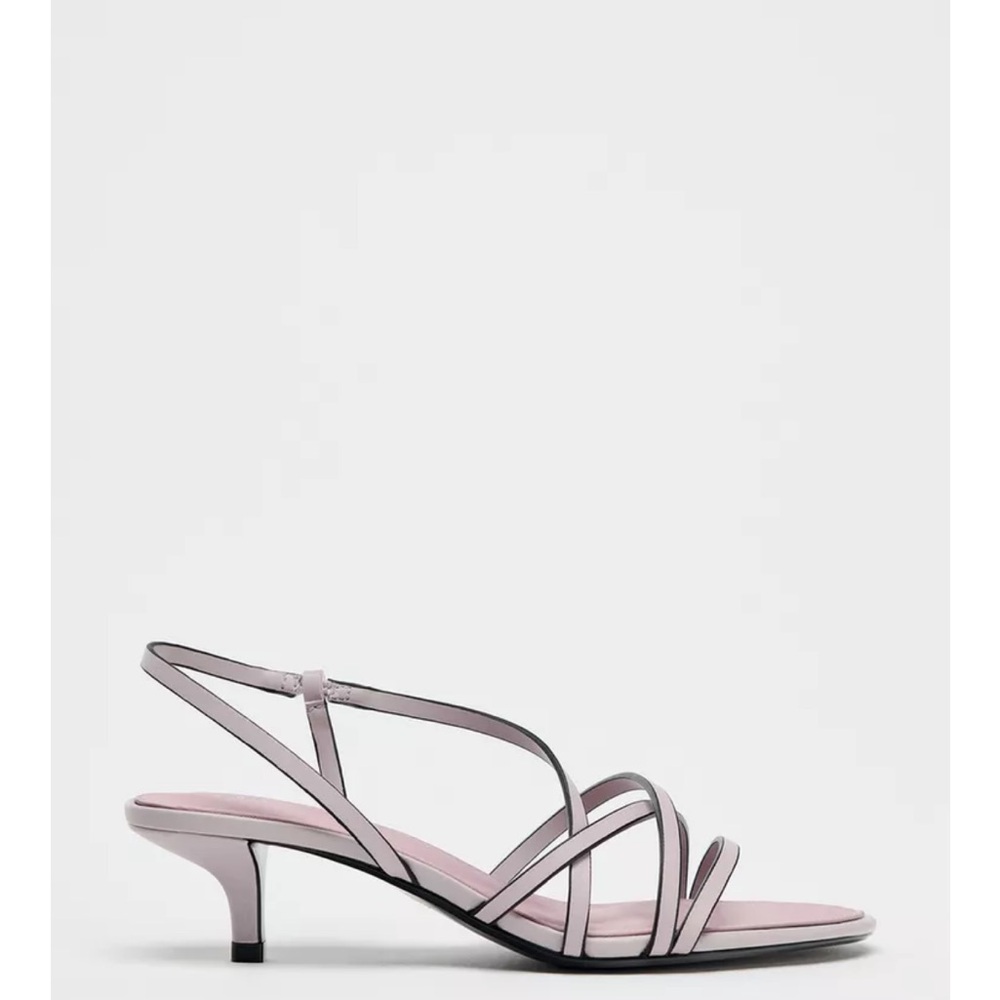 Zara Leather Sandals - Mauve 9